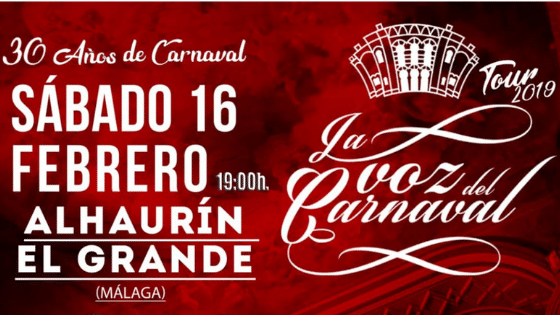 Homenaje a los 30 años del Carnaval de Alhaurín El Grande